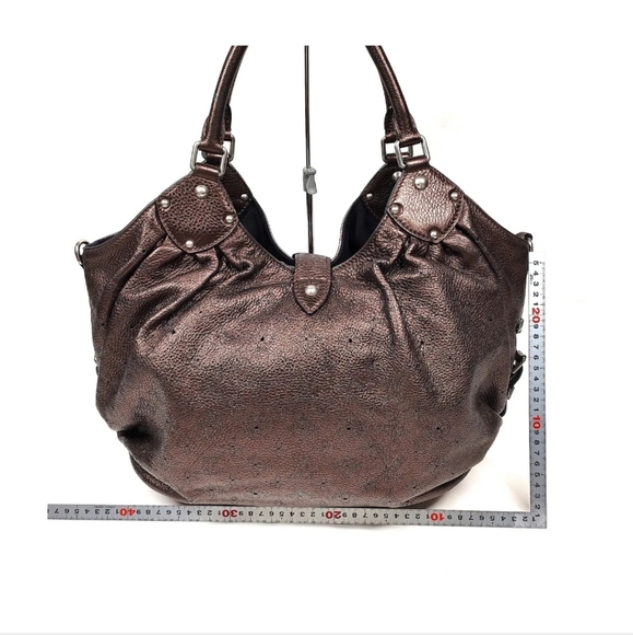 Louis Vuitton LV Shoulder Bag Morudore Brown Mahina handbag - Picture 2 of 9